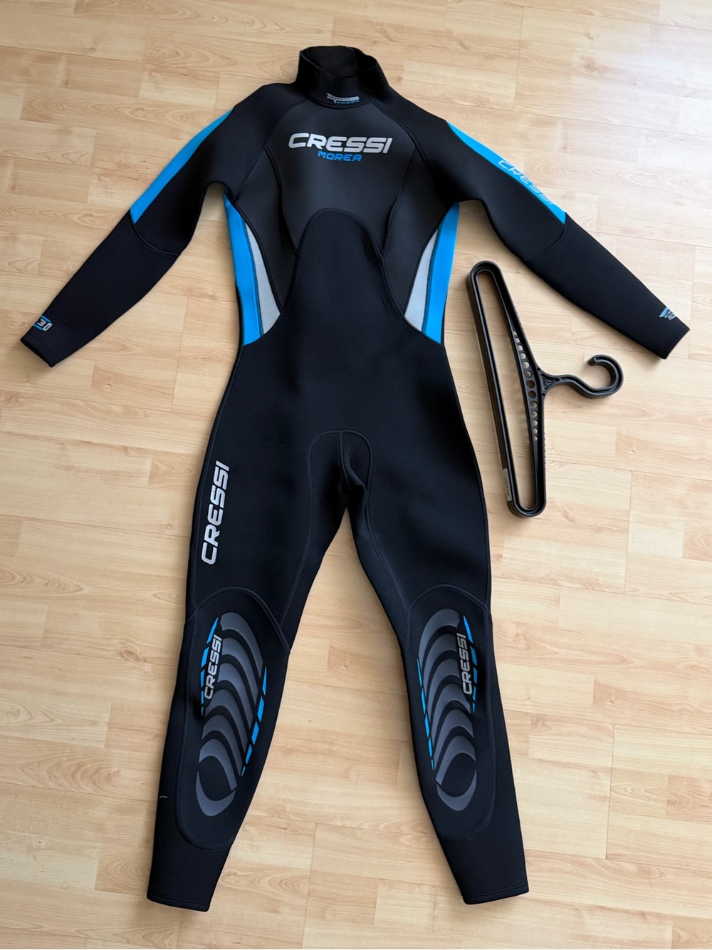 Cressi Morea 3 mm Lady Ultraspan Scuba Diving Wetsuit Black/Turquoise, S